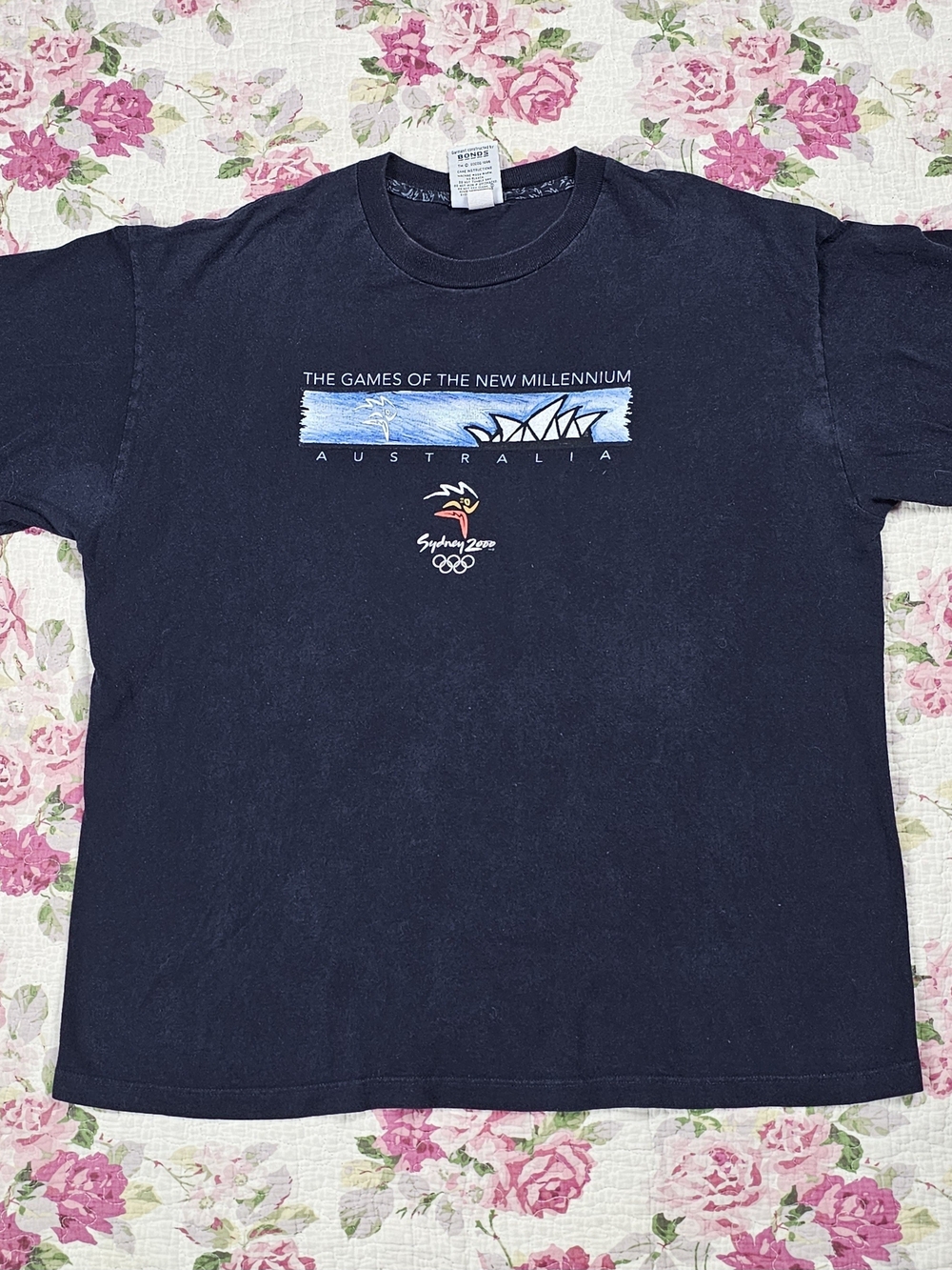 Vintage Acme Millennium Collection Sydney 2000 Olympics Graphic Logo Black XL